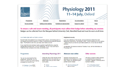 Desktop Screenshot of physiology2011.org